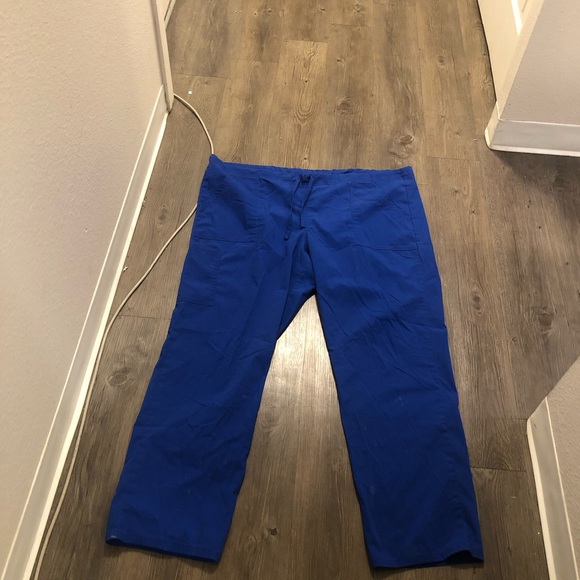 Scrubstar Women’s Navy Blue Cargo Jogger Pull-On 3 Pockets Scrub Pant Sz Large - Picture 4 of 13